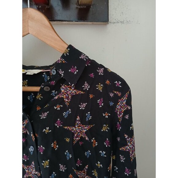 Boden 100% Silk Button Down Blouse - Picture 3 of 9